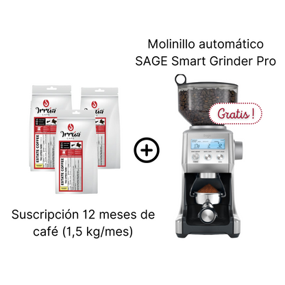 Pack 4 - 12 Months / 1.5kg per month + Smart Grinder Pro Grinder