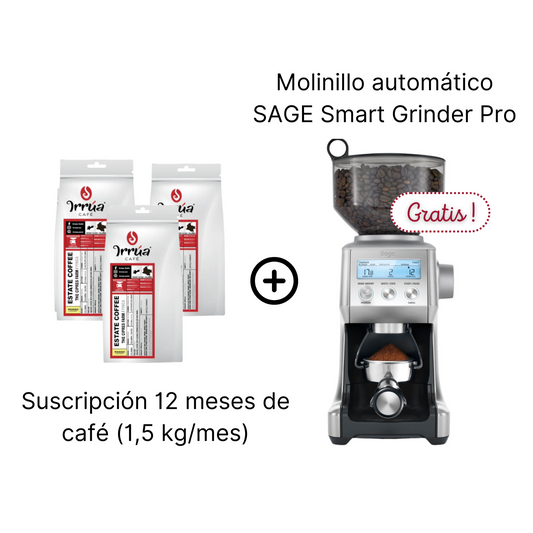 Pack 4 - 12 Months / 1.5kg per month + Smart Grinder Pro Grinder